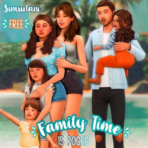 family poses sims 4